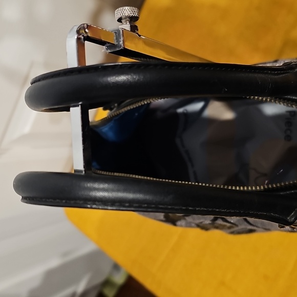 Coach 2010 Grey Fabric and Sequins Madison Op Art Sophia Satchel EUC w/Dustbag - Picture 8 of 16